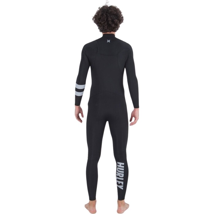 2024 Hurley Mens Advant 3/2mm Chest Zip Wetsuit MFS0013302 - Black